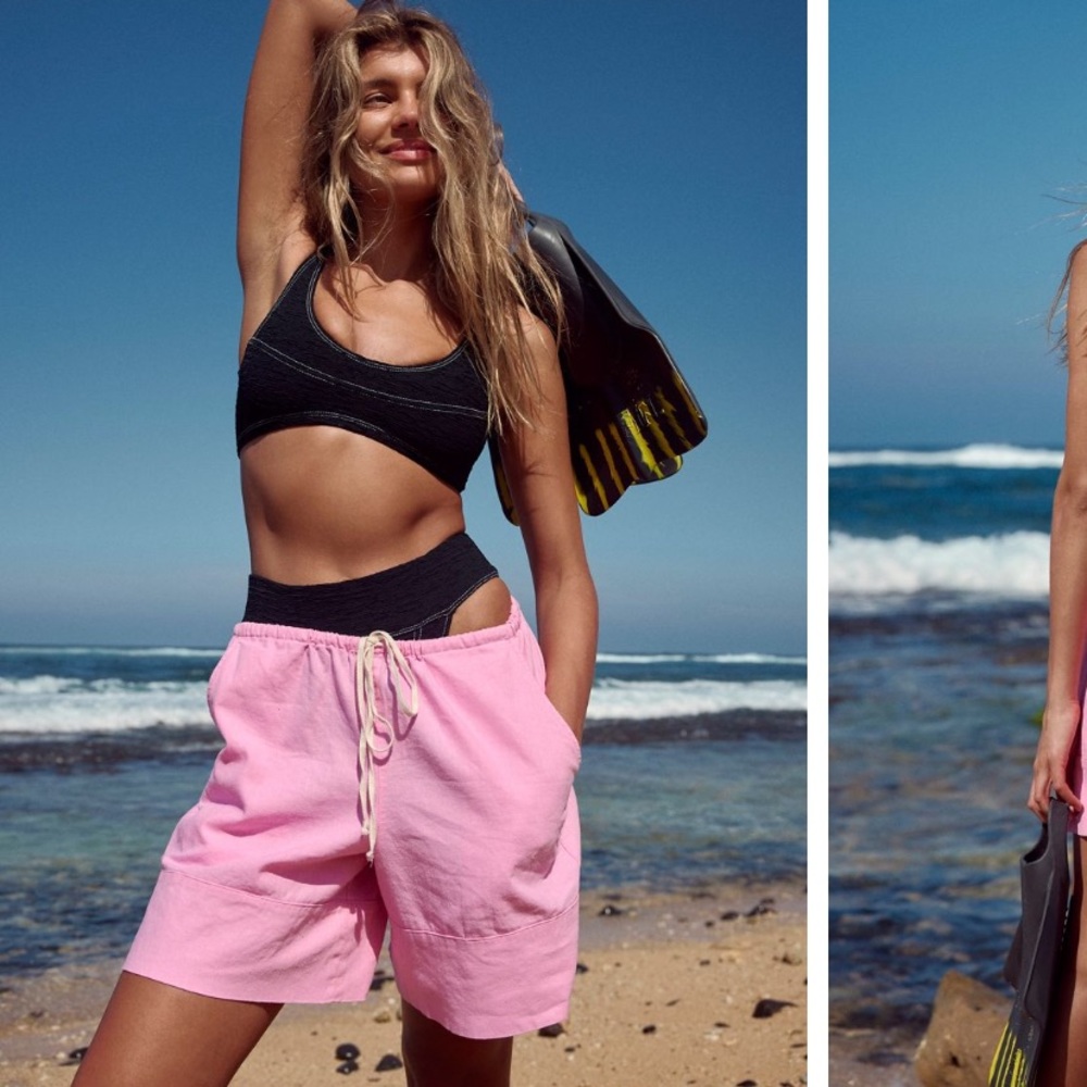 What a vibe - cotton linen short